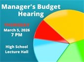 Town Manager's Budget Hearing