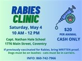 Rabies Clinic May 4
