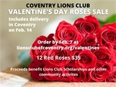Coventry Lions Valentine's Day Roses