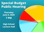 Town Budget Special Hearing June 5