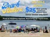 Beach Stickers On Sale Now