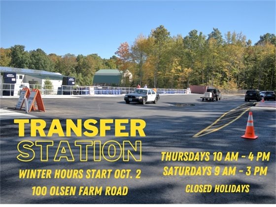 Transfer Station Winter Hours