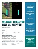 Reflective Sign order form