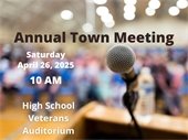 Annual Town Meeting: April 26