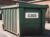 Dumpsters not available