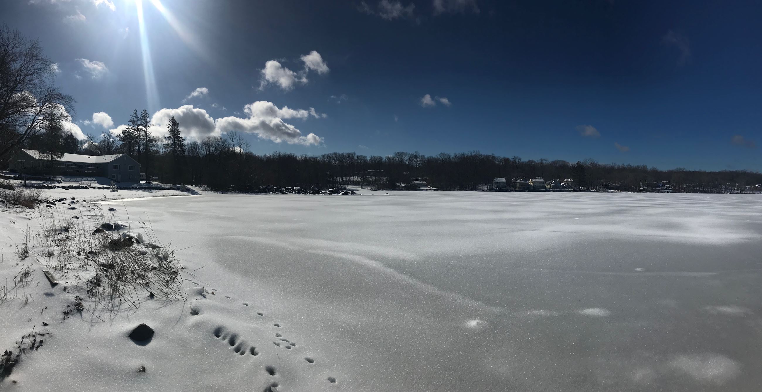 panorama Senior Center from lake