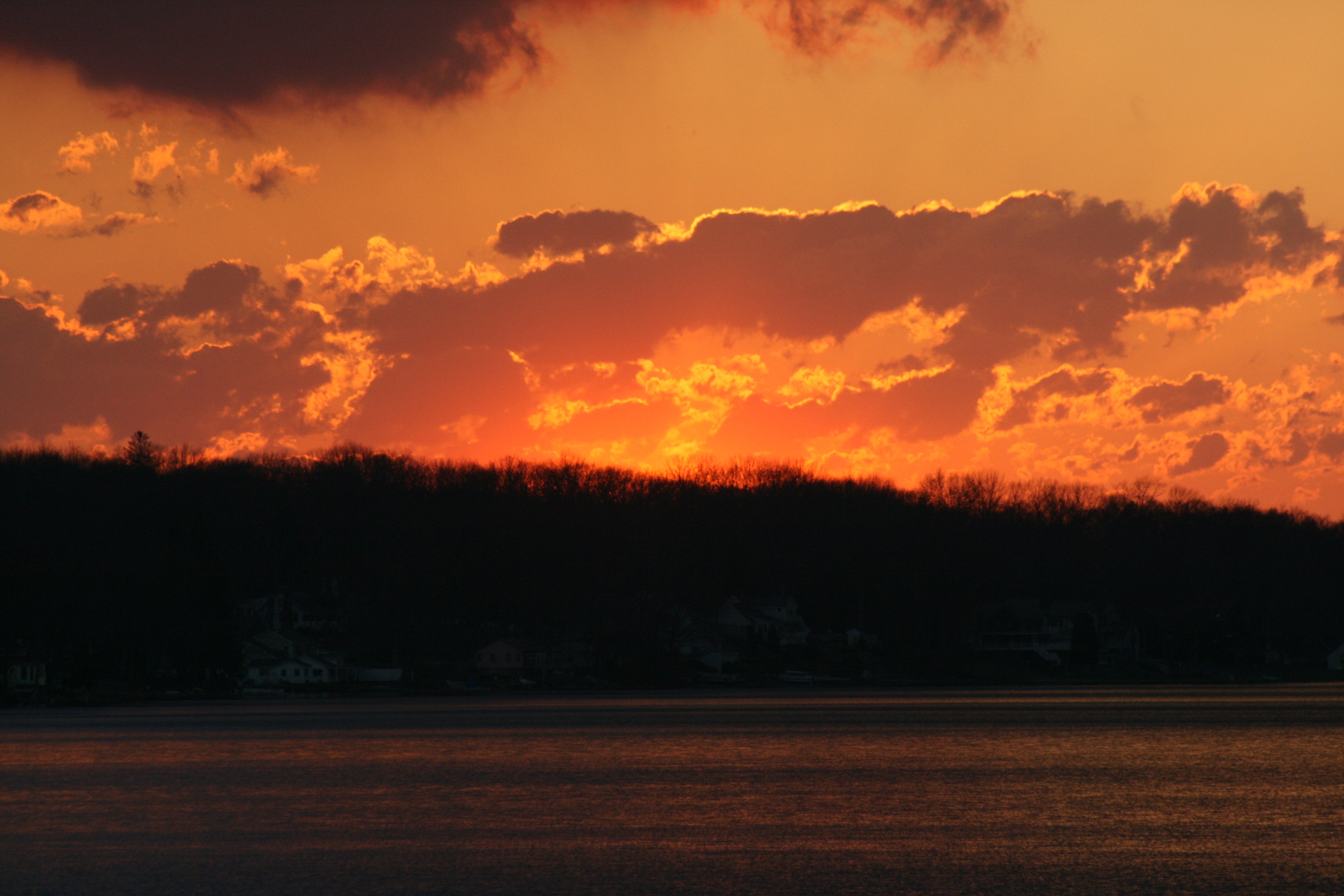 Clouds in the sunset