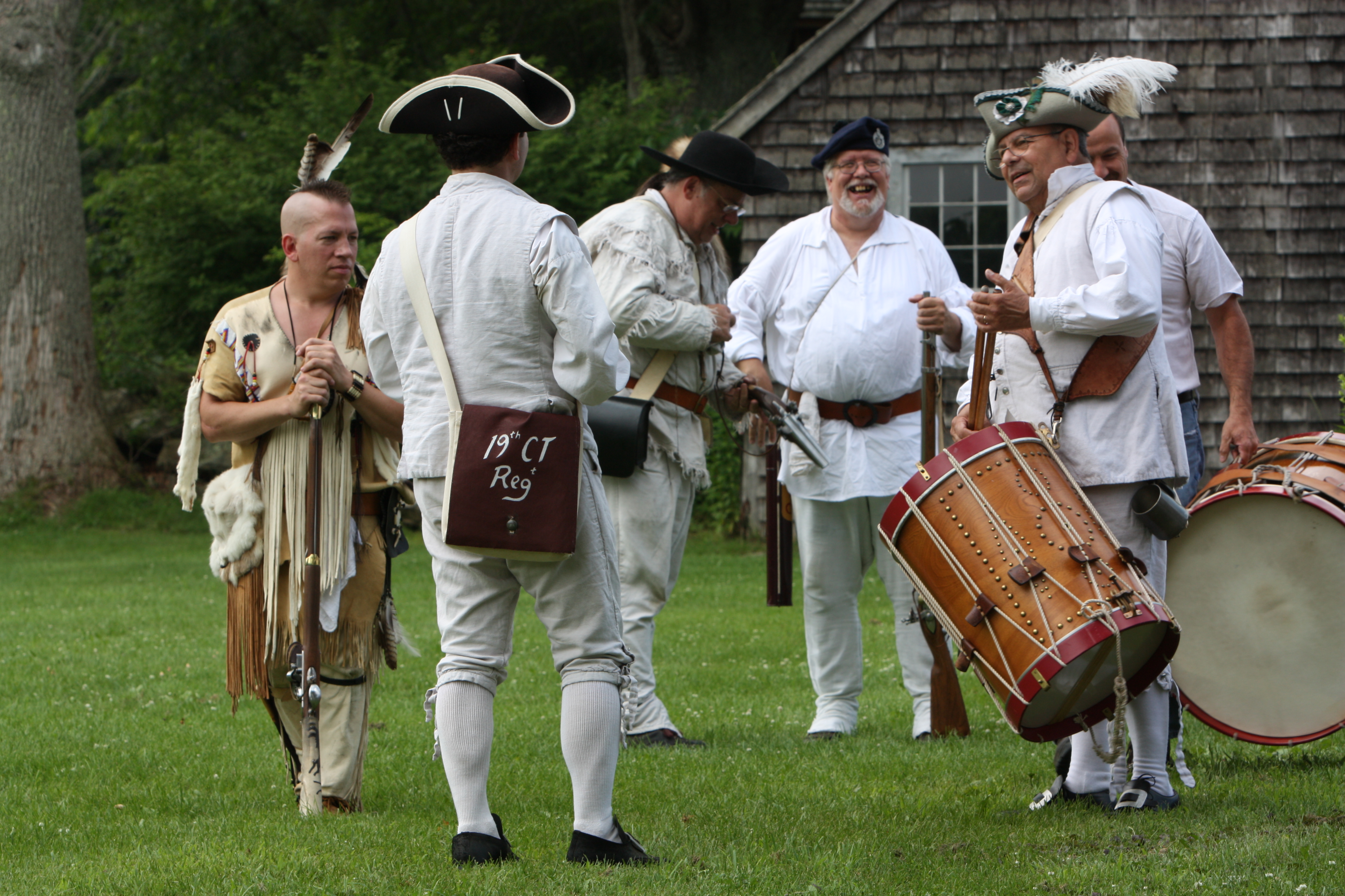 Reenactment members