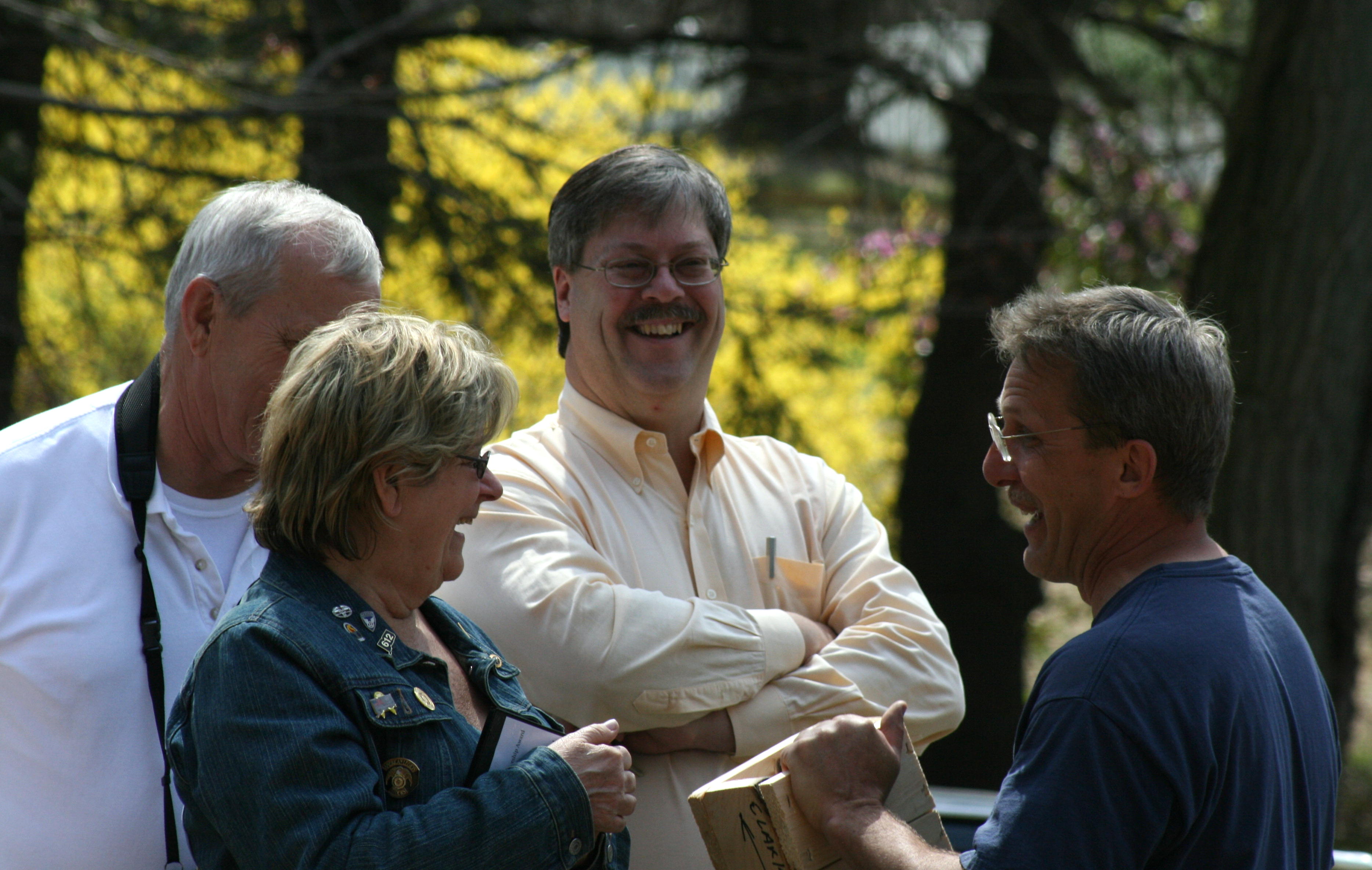 Group of people laughing