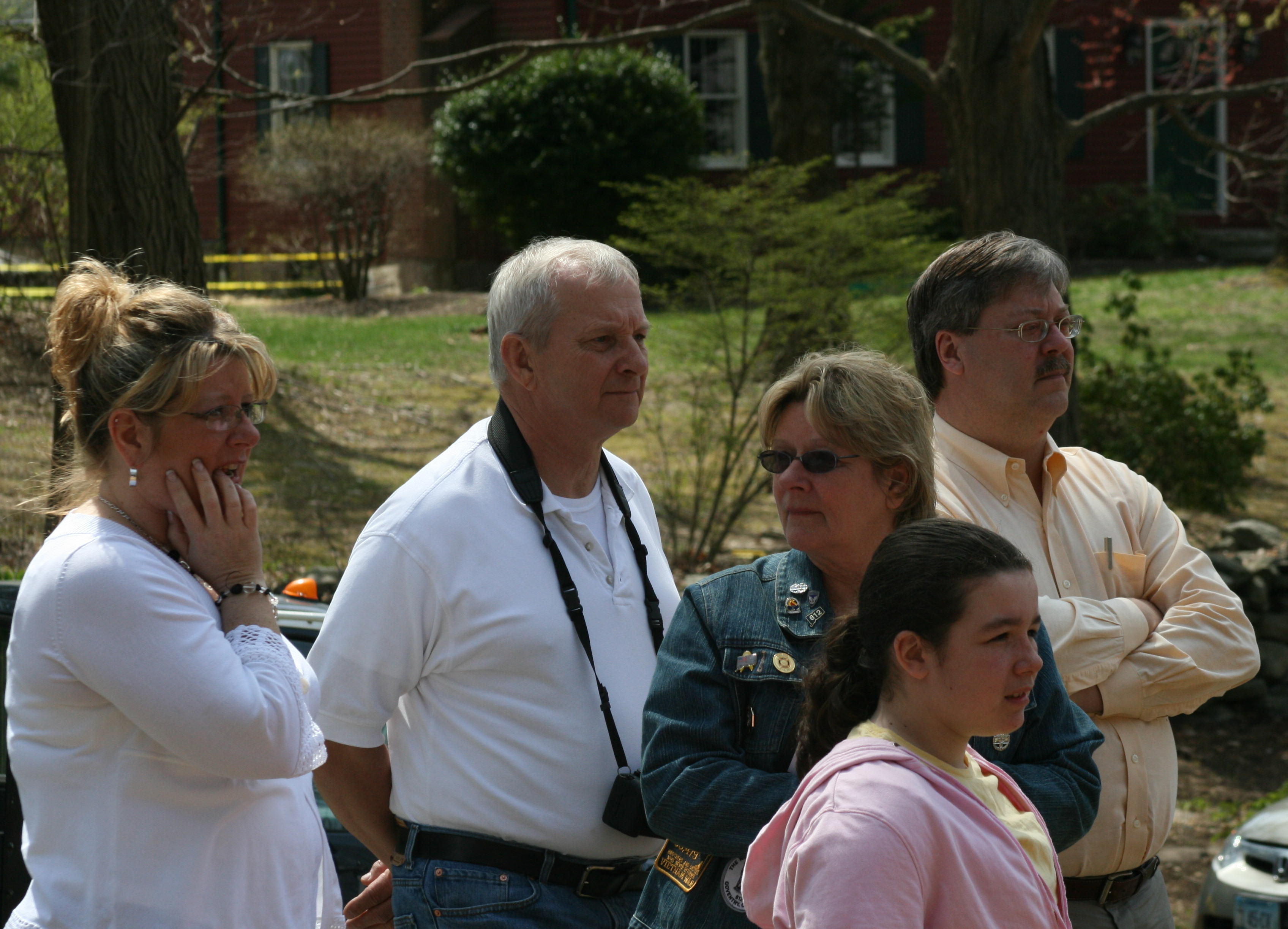 Town Manager John Elsesser stops by